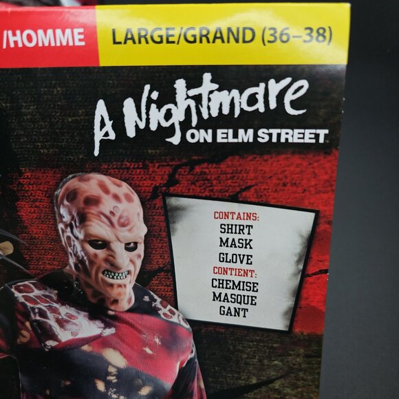 Nightmare on Elm Street Freddy Krueger Men Costume Cosplay Outfit , NWT - Picture 9 of 11